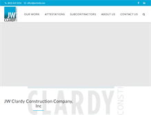 Tablet Screenshot of jwclardy.com